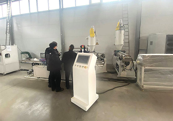 Начаты пуско-наладочные работы по экструзионной линии BL-55